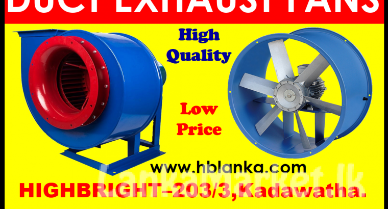 centrifugal Exhaust fan srilanka, EXHAUST fans srilanka for ducts,