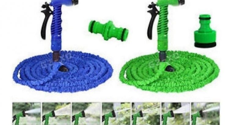 Expandable Hose with Spray Gun – 100ft