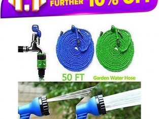 Expandable Hose with Spray Gun – 50Ft