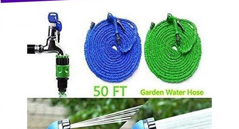 Expandable Hose with Spray Gun – 50Ft