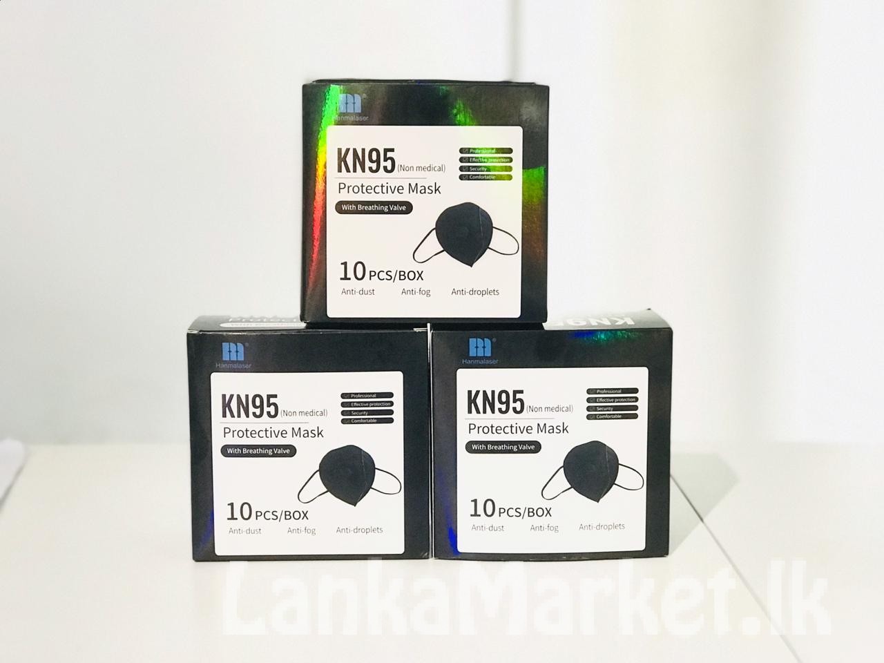 Black Kn95 With Filter High Quality Face Masks