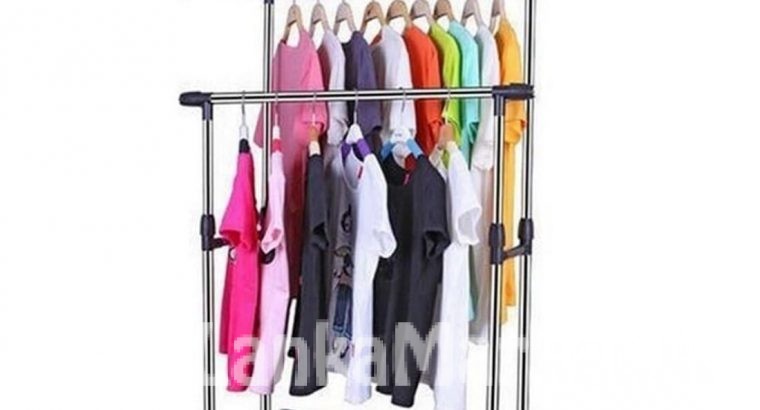 Double Pole Cloth Rack