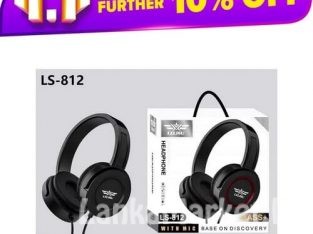 Lelisu Wired headphone with mic/ LELISU LS-812 WIRED HEADPHONE WITH MIC