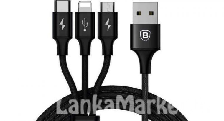 3-in-1 USB Cable / Baseus Data Faction 3-in-1 Cable