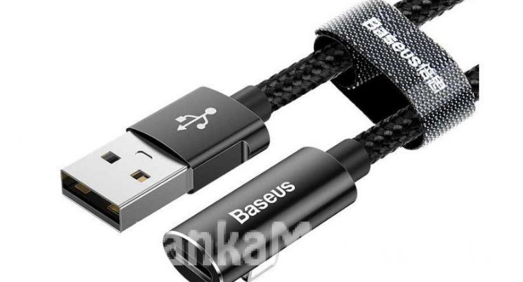 Cable Charger / Audio Cable Charger /Baseus Audio Cable  120 Cm Rhythm Bent Connector