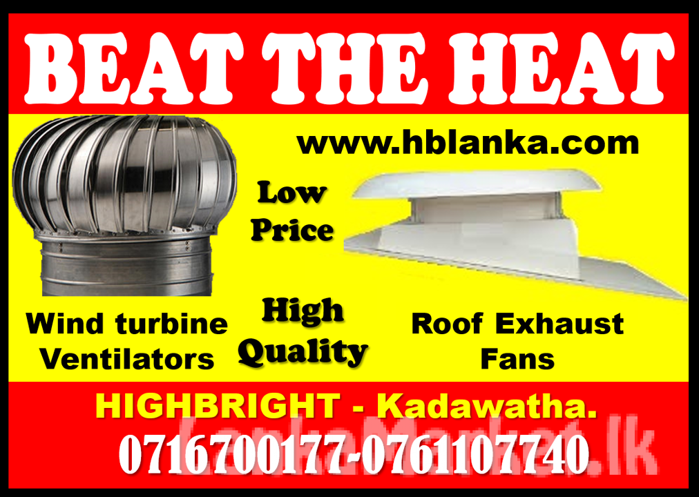 Exhaust fans srilanka ,wind turbine ventilators srilanka ,roof exhaust fans, turbine ventilators, ventilation systems