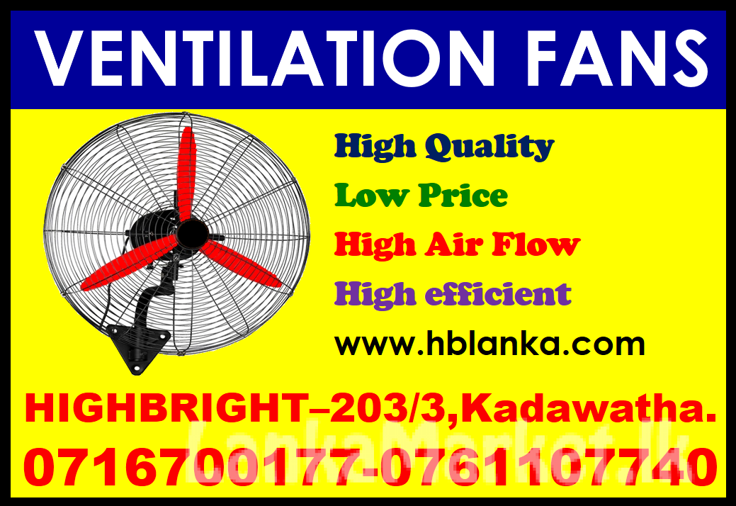Ventilation fans srilanka ,exhaust fans srilanka, wall ventilation fans srilanka