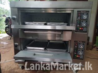 Gas baking Oven 2 deck 4 tray 40 bread