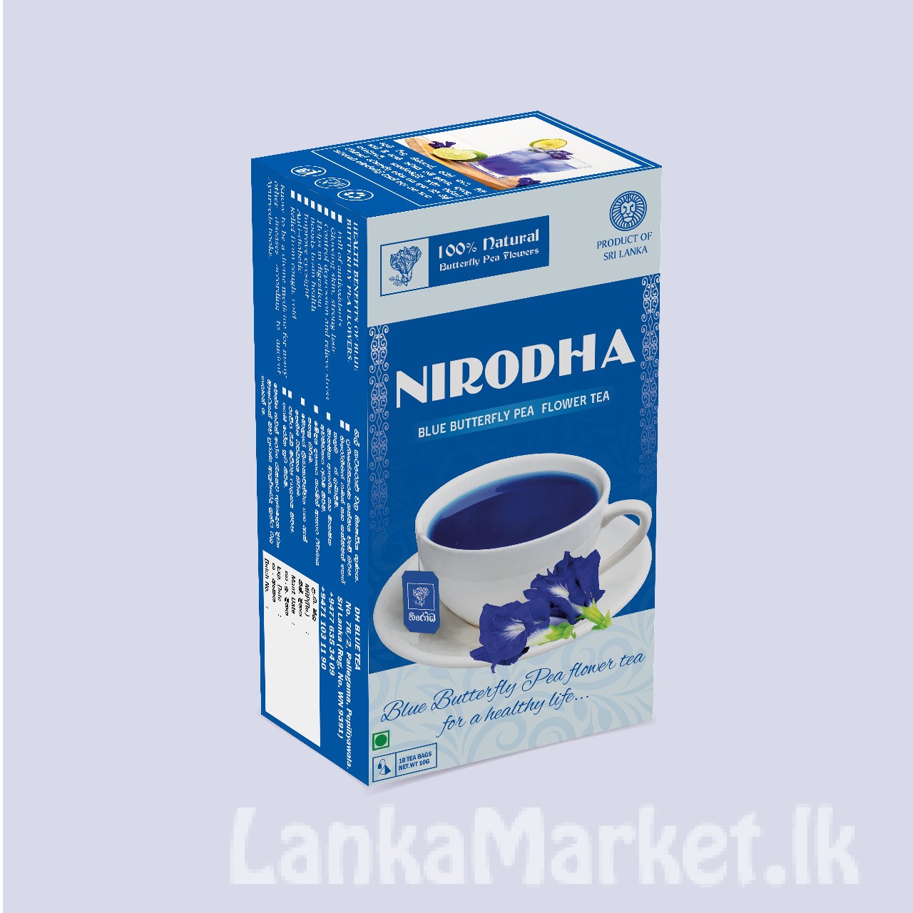 Nirodha Blue Butterfly Pea Tea ( Nil Katarolu Tea)