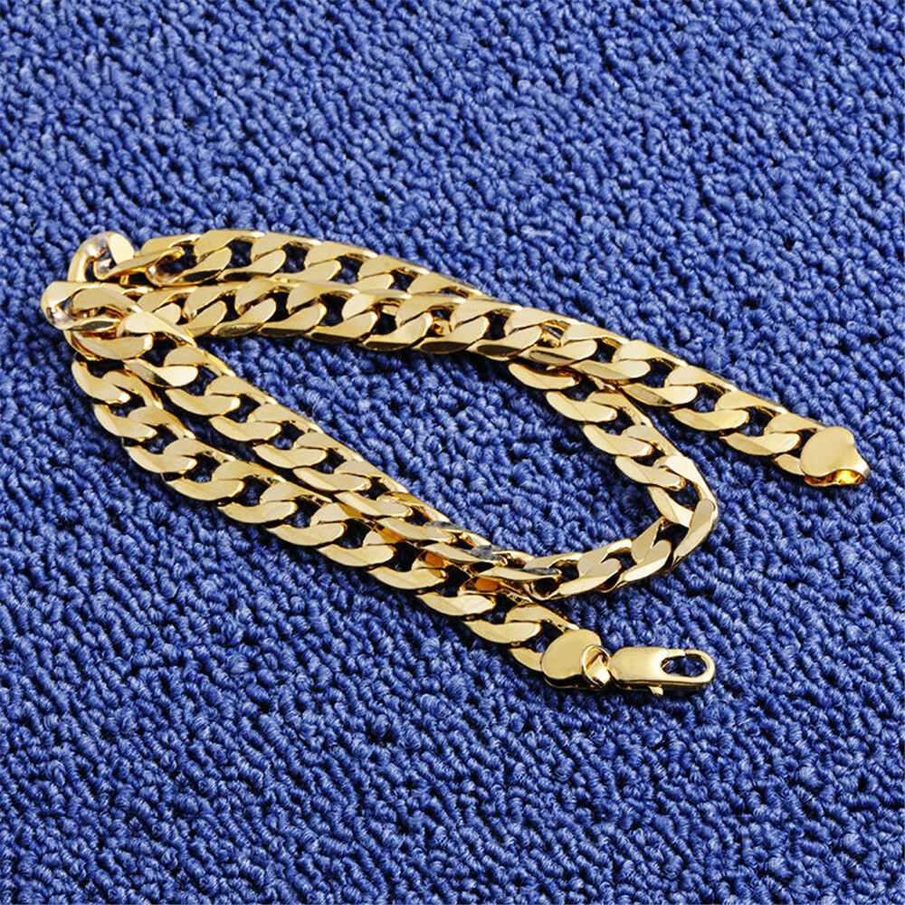 18K gold plated cuban chain