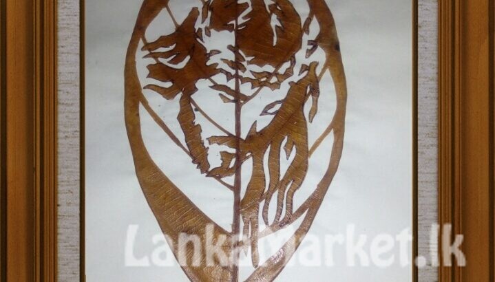 Jack fruit leaf ( කොස් කොල ) Art