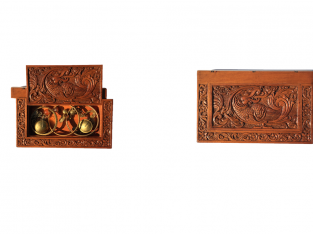 Wood Carving Secret Wood jewelry Box