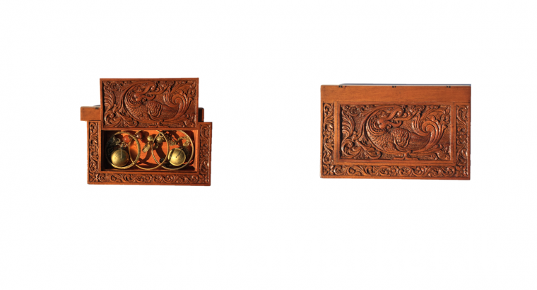 Wood Carving Secret Wood jewelry Box