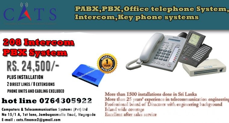 Intercom System (pabx) WS 208
