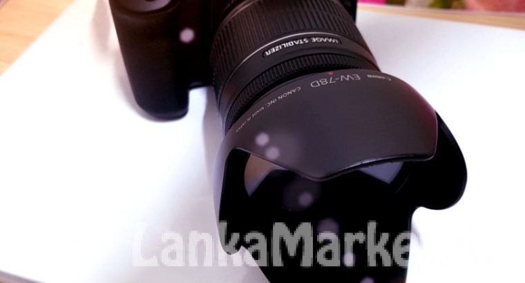 Canon 80D camera with lens