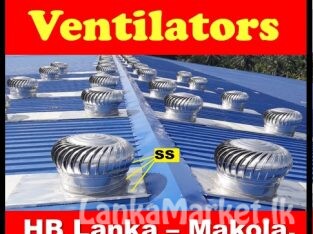 Exhaust fan srilanka, turbine ventilators srilanka