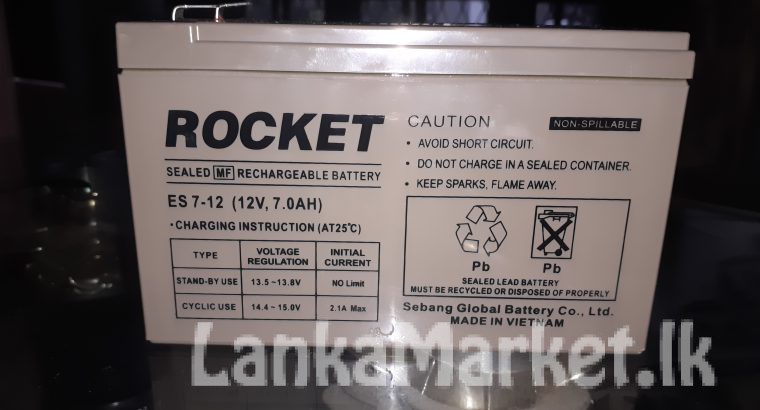 12v 7AH ups battary