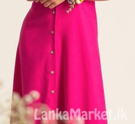 ලිනන් ගවුම.