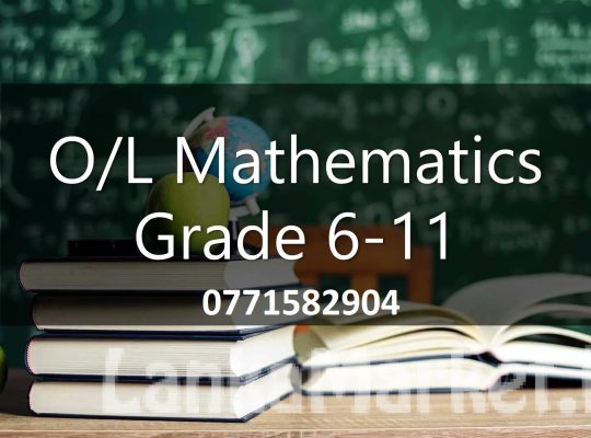 O/L Maths Sinhala medium
