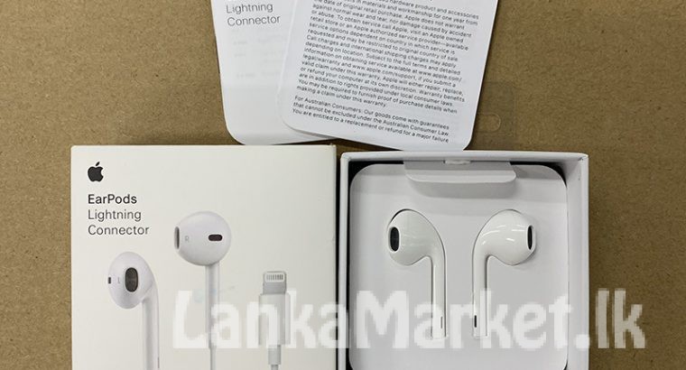 Iphone original lighting earphones