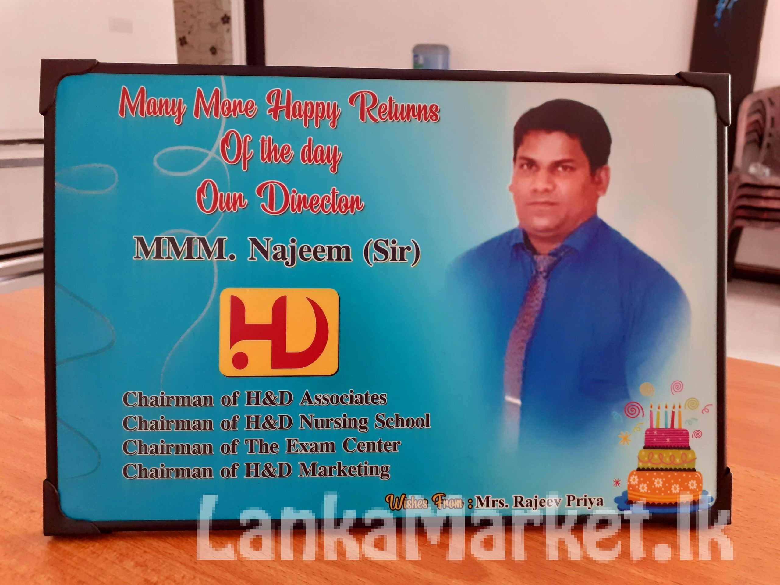 Sublimation Frame printings..