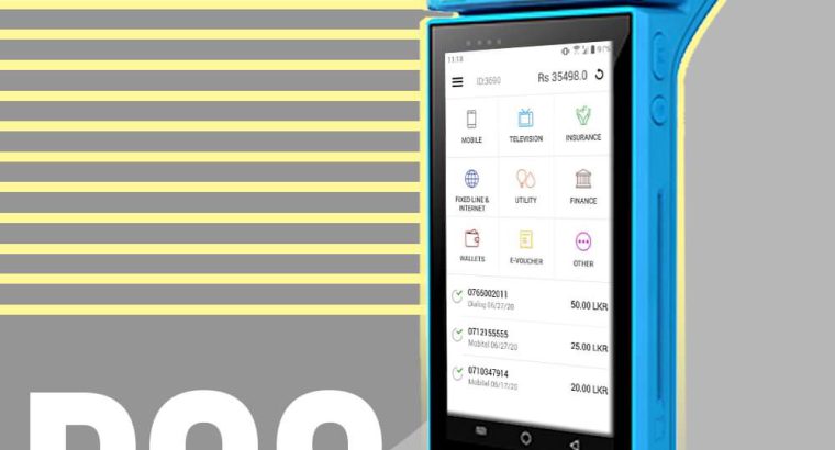 Pay and go pos machine