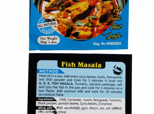 ARK MASALA. MAKES YOUR COOKING EASY. SRI LANKA’S BEST MASALA. NOW AT YOUR HAND