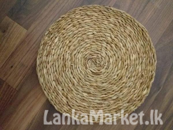 Round Placemats Natural Seagrass Woven Dining Table Mats