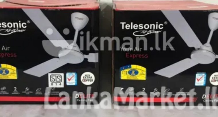 Telesonic ceiling fan