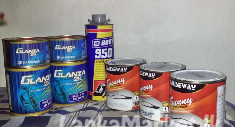 වාහන තින්ත ආශ්‍රිත නිෂ්පාදන වර්ග | auto paint related products