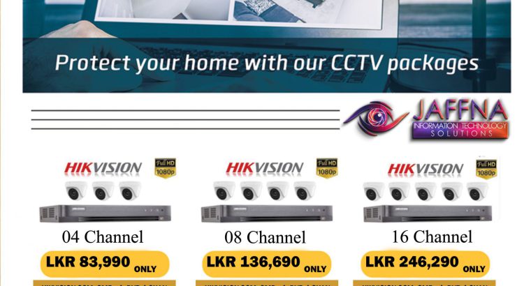 HIK VISION 04,08,16 K1 4MP SUPPORTED CCTV PACKAGES.