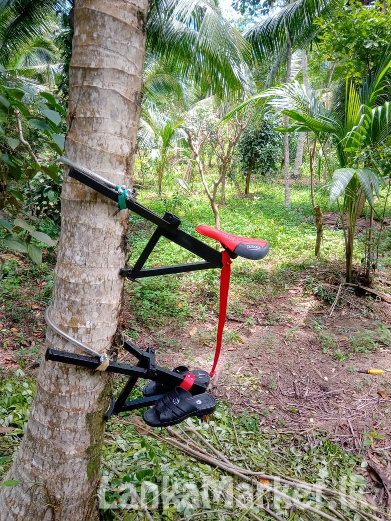 මහන්සියක් නැතුවම පොල් ගස් නැගීමේ යන්ත්‍රය – coconut climbing machine ලංකාවෙ දැනට අඩුම මිලට