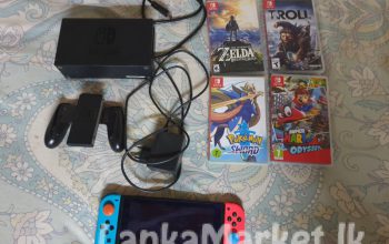 Nintendo switch full set with games