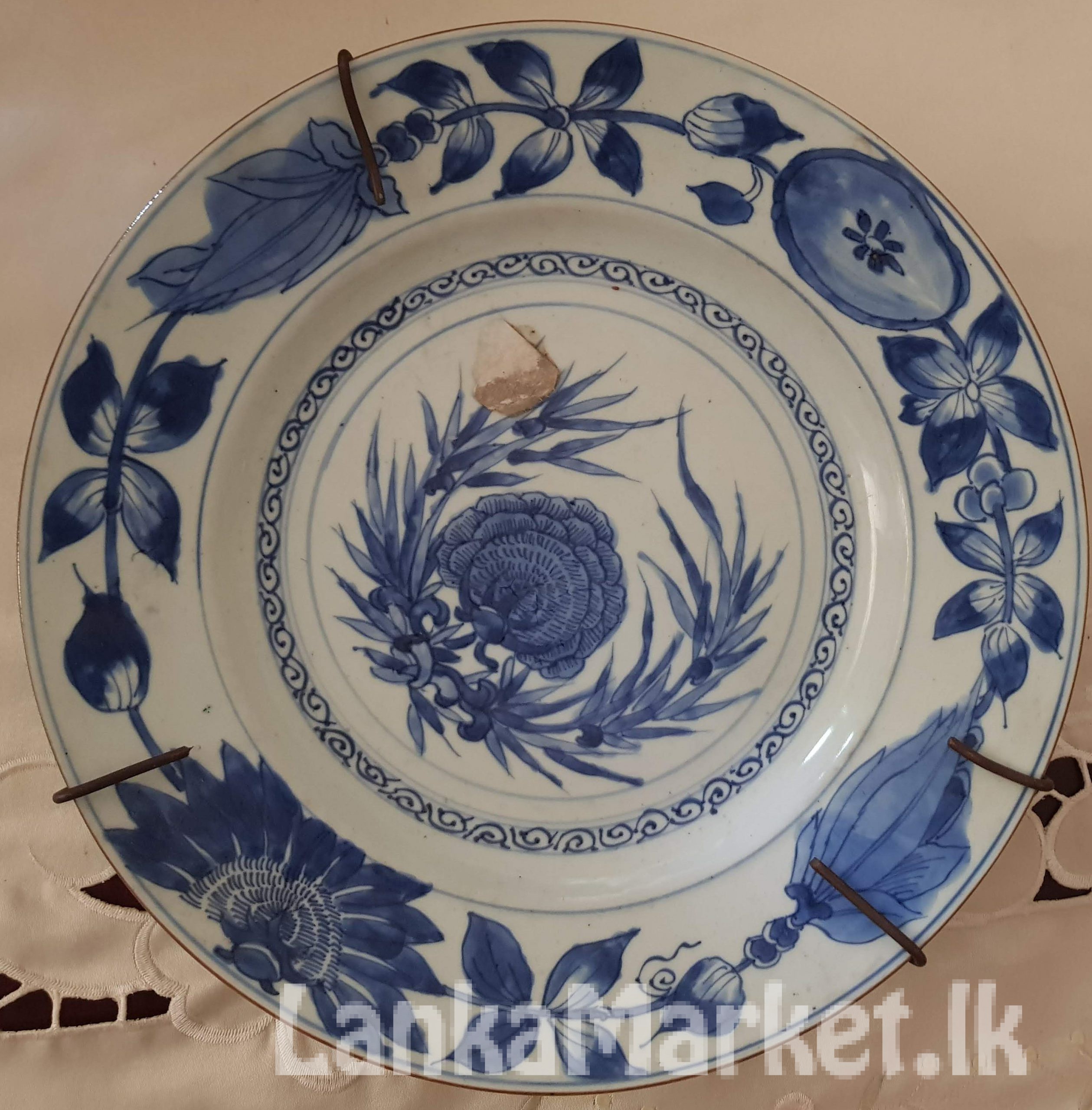 Chinese Flower Plate