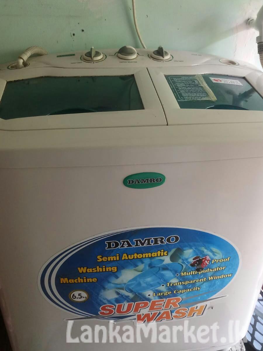 Damro Semi Automatic Washing Machine 6.5Kg (damro washing machine)