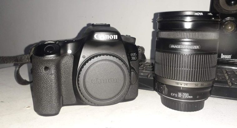 Canon 70D + Canon 18-200mm Lens