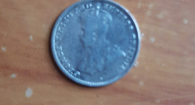 1927 Silver 10 cents coin
