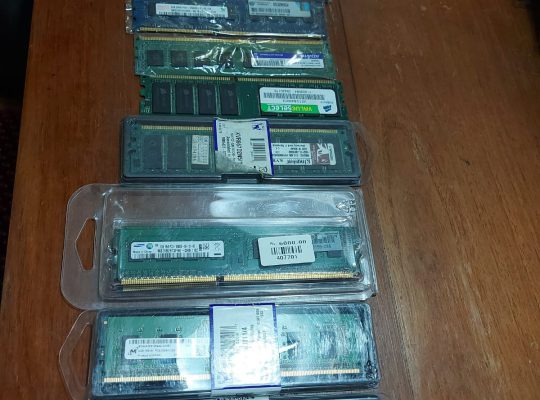 Desktop Memory RAM DDR2/ DDR3/ DDr4 – 4GB/3GB/2GB