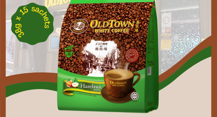 OLD TOWN – White Coffee – Hazelnut