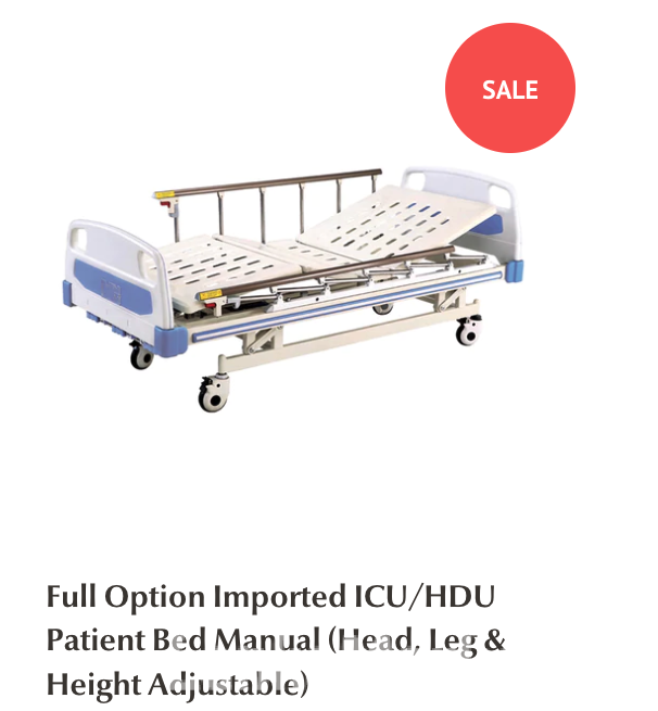 ICU Patient bed