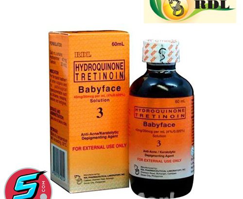 RDL Baby Face Solution Hydroquinone Tretinoin RX3