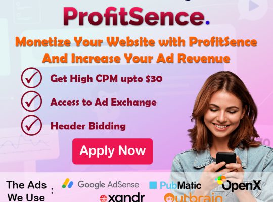 Monetize Your Website with ProfitSence