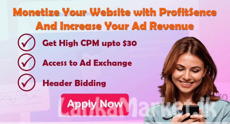 Monetize Your Website with ProfitSence