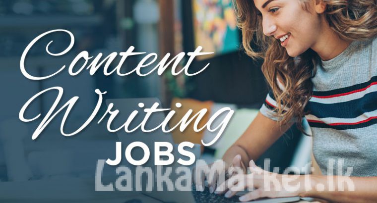 Looking for an Experienced Writer