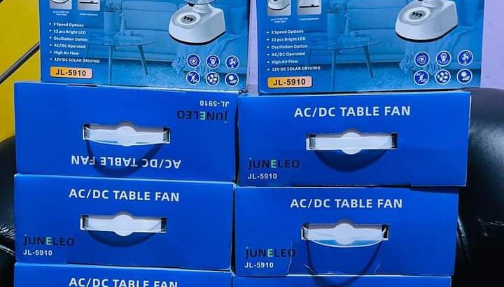 RECHARGEABLE TABLE FAN