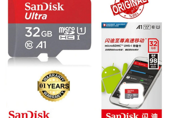SanDisk Memory Card 16 GB/ 32 GB/ 64 GB 100% Orginal SanDisk Ultra micro SD class 10 UHS-1 A1 microSDHC