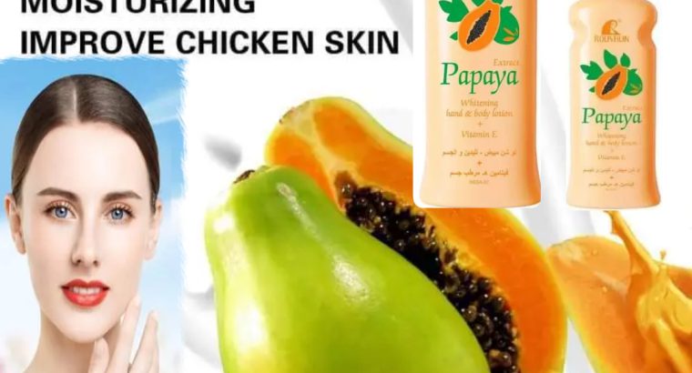 Roushun Papaya , Carrot Whitening Hand & Body Lotion + Vitamin E