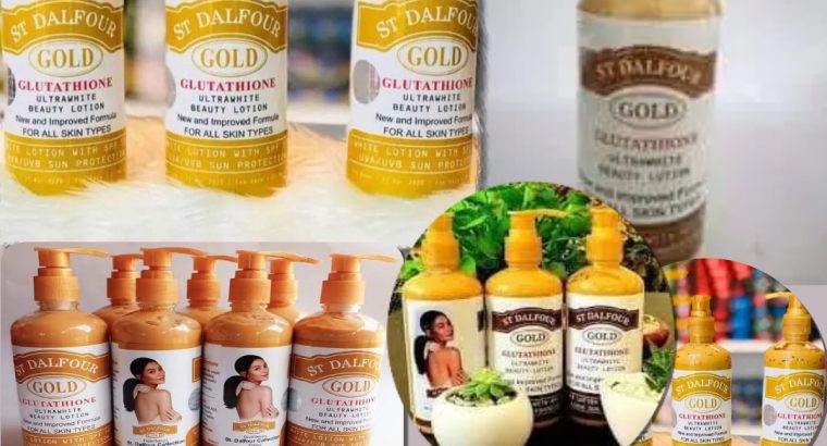 St Dalfour Gold Glutathione Whitening Body Lotion