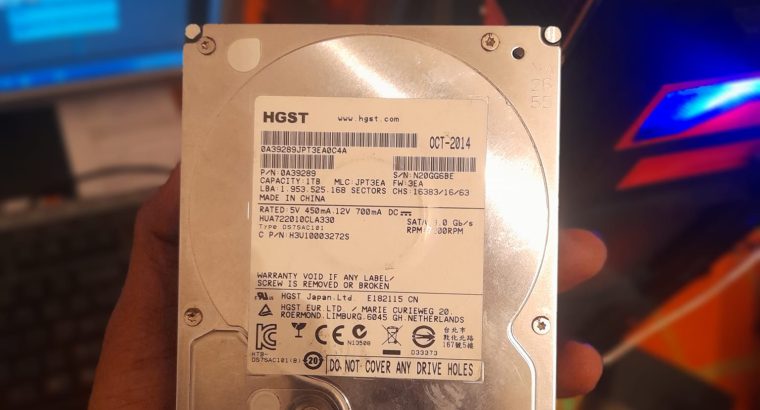 Hard Disk 1TB HGST (japan)