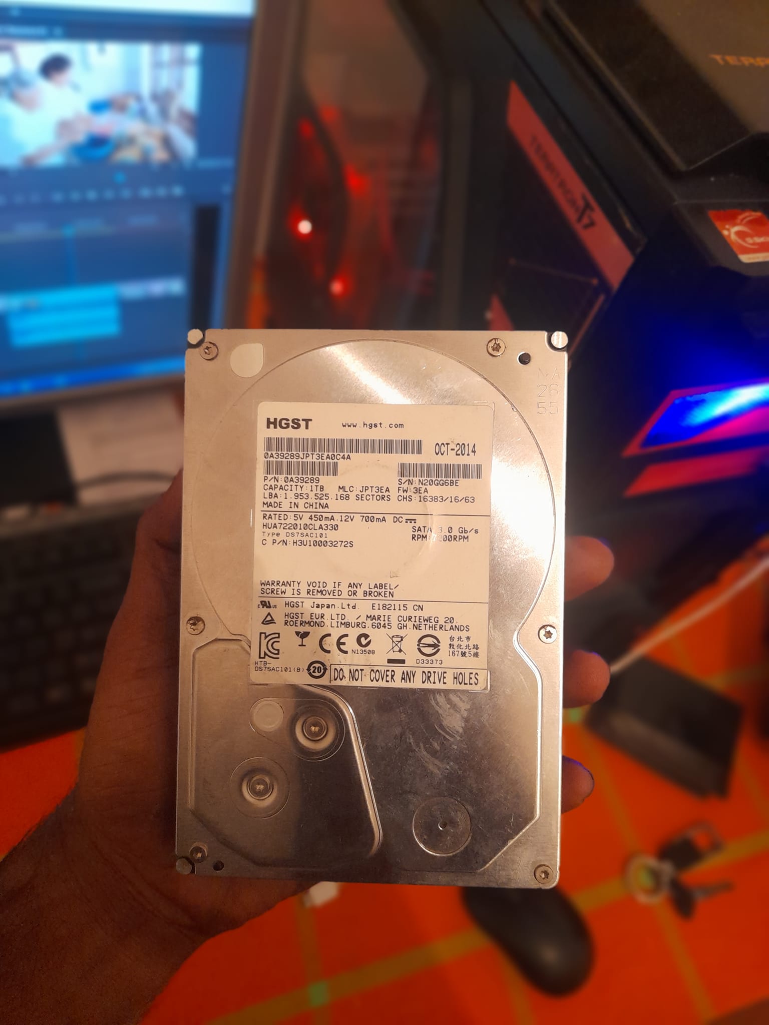 Hard Disk 1TB HGST japan LankaMarket